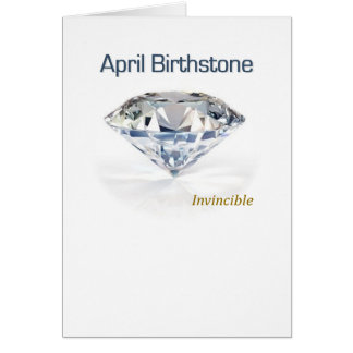 Abril Birthstone - el diamante invencible -