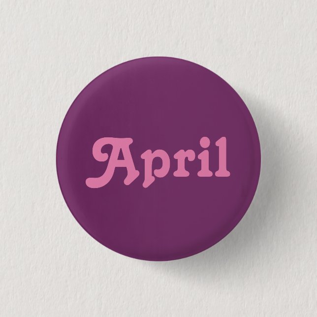 Abril de botón (Anverso)