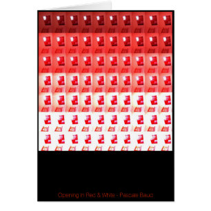 Abrir en tarjeta paso a paso roja y blanca