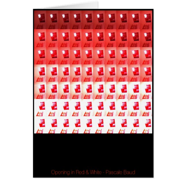 Abrir en tarjeta paso a paso roja y blanca (Frente)