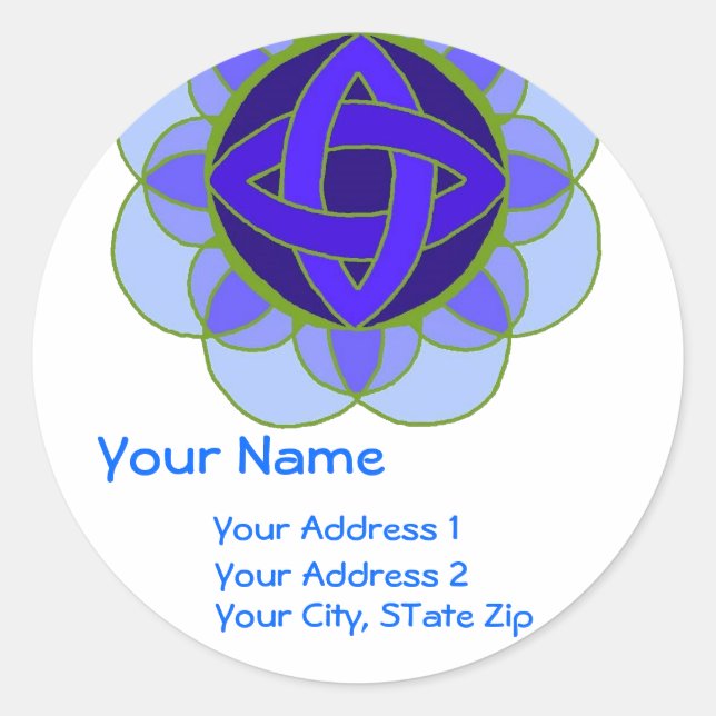 " Abrir la etiqueta de dirección de la chaqueta de (Anverso)