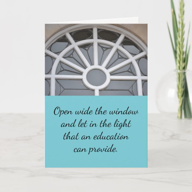 Abrir la tarjeta de graduación de la secundaria de (Anverso)