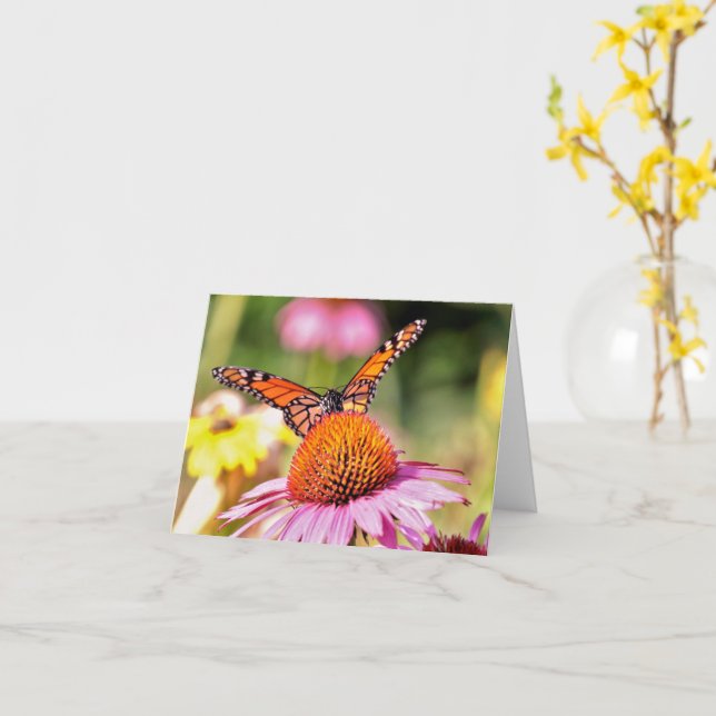 Abrir la tarjeta de nota en blanco (flor amarilla)