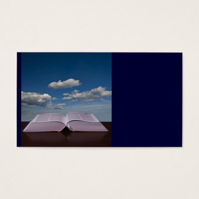 Abrir libro y cielo (Frente)