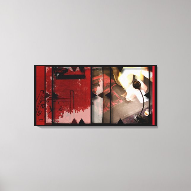 Abrir trabajo sobre el fotomontaje de lienzo abier (Anverso)