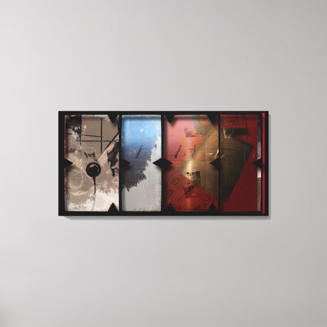 Abrir trabajo sobre fotomontaje de lienzo abierto  (Anverso)