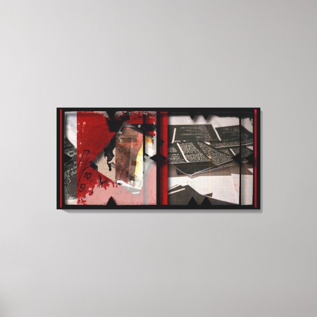 Abrir trabajo sobre fotomontaje de lienzo abierto  (Anverso)