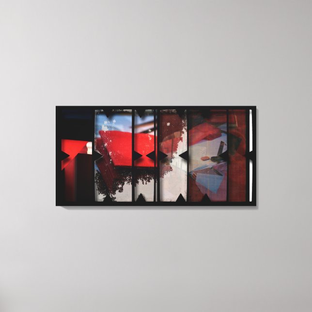 Abrir trabajo sobre fotomontaje de lienzo de Open  (Anverso)