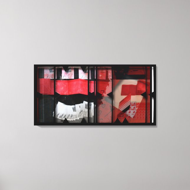 Abrir trabajo sobre fotomontaje de lienzo de Open  (Anverso)