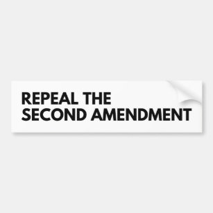 Abrogue la segunda enmienda - pegatina para el
