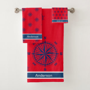 Abrújula azul de la Marina Blanca Roja