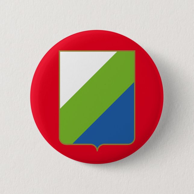 Abruzzo, Italia - botón del escudo de armas (Anverso)