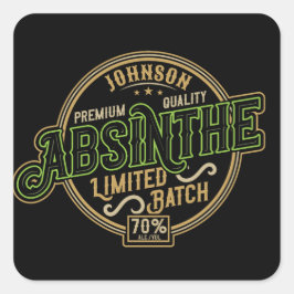 Absinthe Personalizada Etiqueta de Líquido de Espí