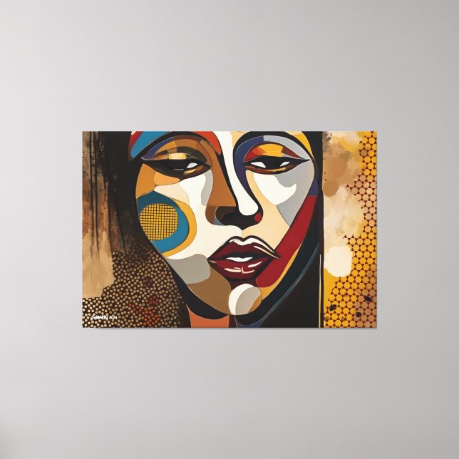 ABSTR_24-010, arte facial abstracto (Anverso)