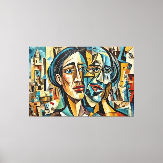 ABSTR_25-097 Resumen de la impresión de lienzo de  (Anverso)