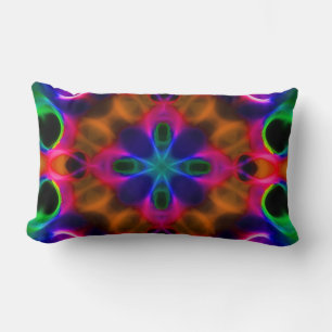 Abstracción colorida Almohada lumbar