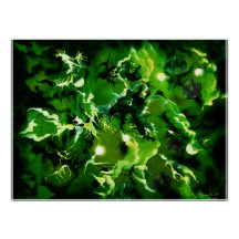 "Abstracción cósmica", Poster brillante