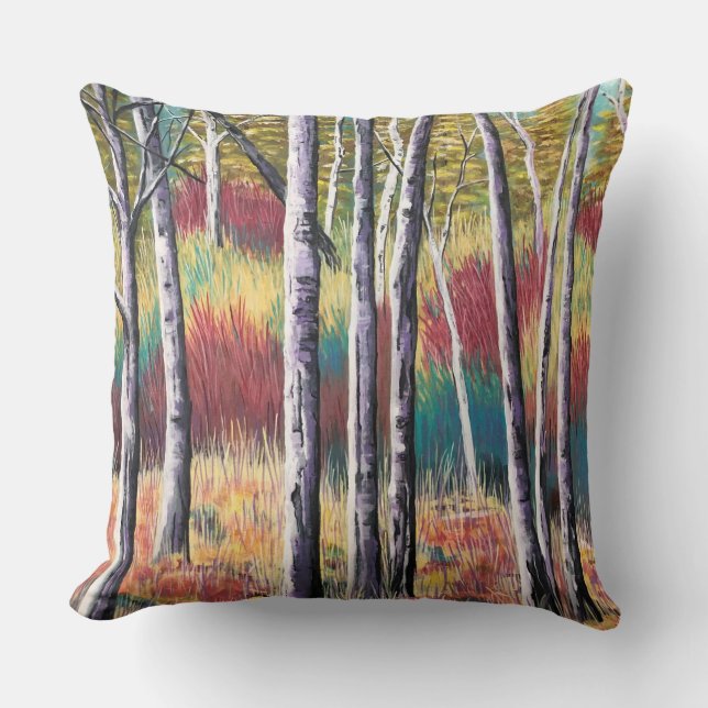 Abstracción de la almohada del árbol de asas (Anverso)