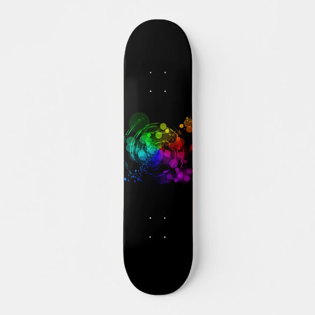 Abstracción de Swirl Skateboard (Anverso )