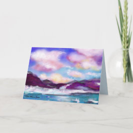 Abstracción en tarjeta de Alaska