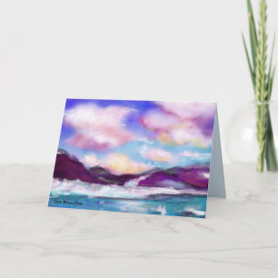 Abstracción en tarjeta de Alaska