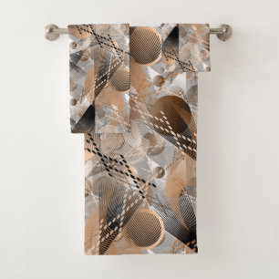 abstracción gris y marrón.