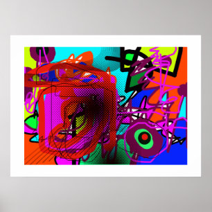 abstracción para paredes, impresiones