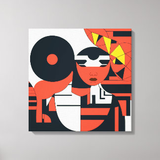 abstracción profunda de arte geométrico