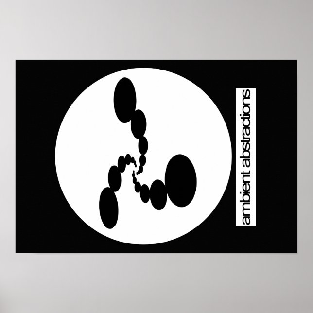 Abstracciones ambientales 13 x 19 Posters (Frente)