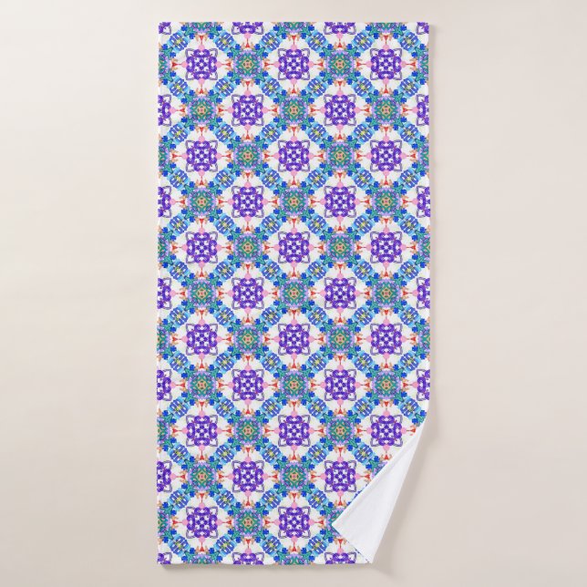 Abstract 3D Illustration of Modern Pattern3d illus (Toalla de baño)