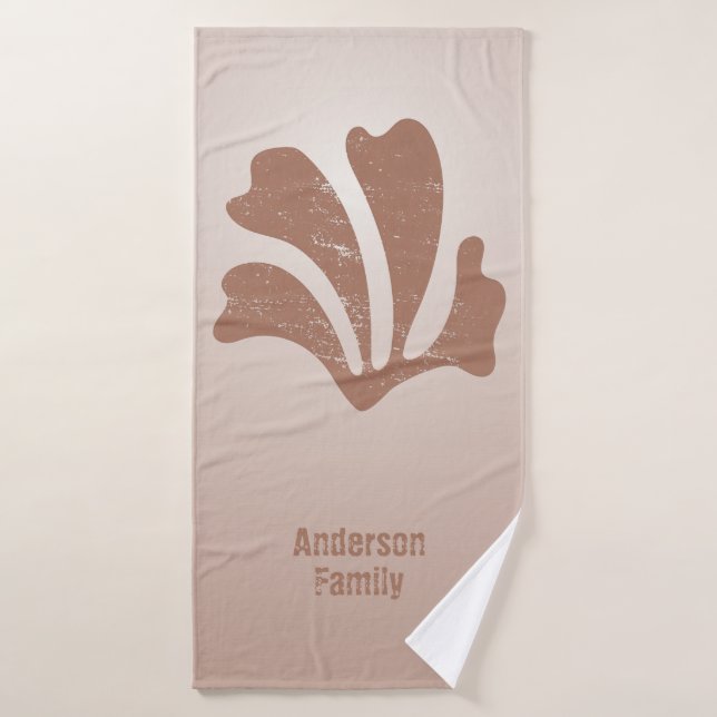 Abstract Art Brown Algae, Kelp (Toalla de baño)