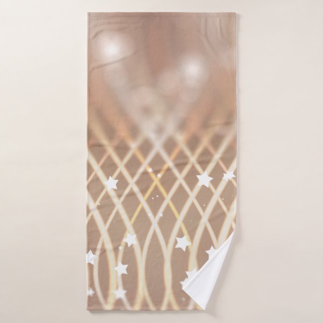 Abstract background. brown background with waves a (Toalla de baño)