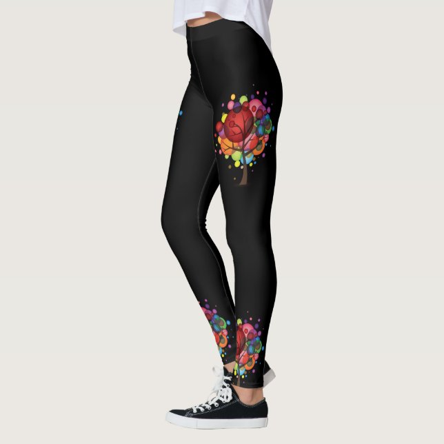 Abstract Balloon Tree Leggings (Izquierda)