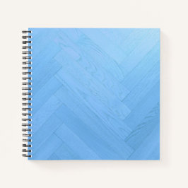 Abstract Blue Wood Floor Board | Cuaderno