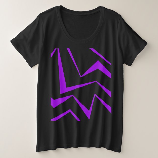 Abstract, bold, vibrant geometric zigzag pattern (Anverso del diseño)