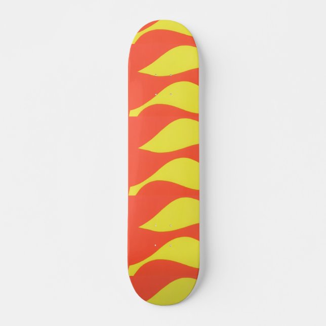 Abstract Fire Skateboard Deck (Anverso )