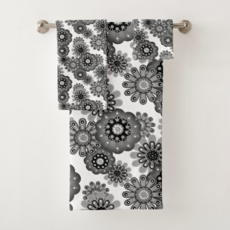 Abstract fun cartoon flowers floral kids scandinav