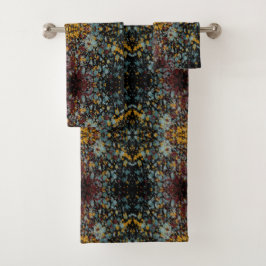 Abstract Graffiti Splatter Painting Art On Black