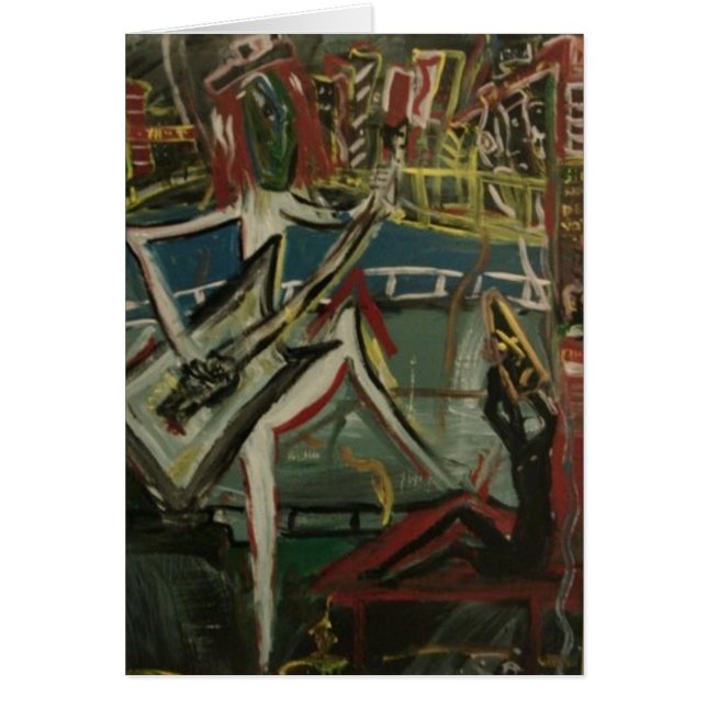 Abstract Guitarist (Frente)