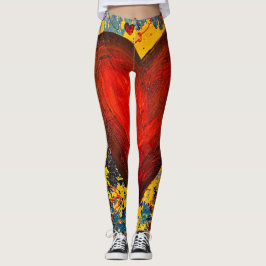 Abstract Leggings