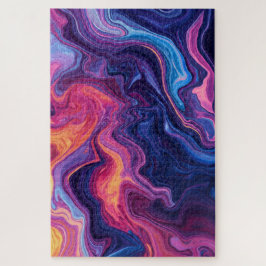 Abstract Liquid Art Vivid Colors Jigsaw Puzzle