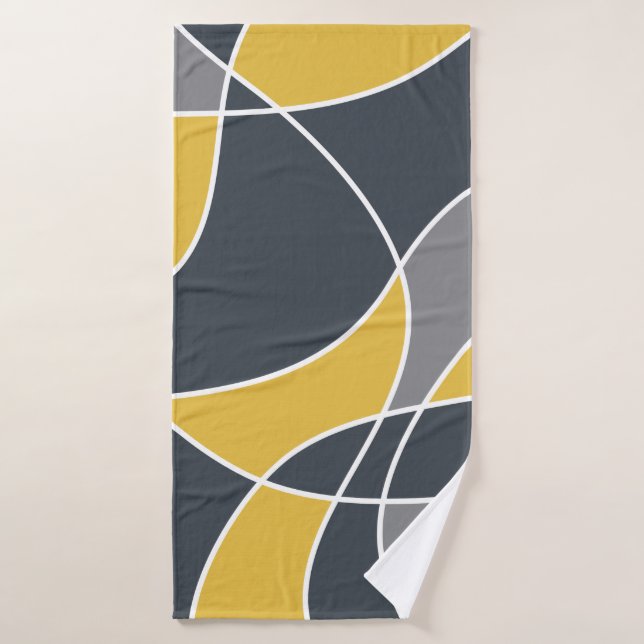 Abstract, modern, geometric, trendy pattern (Toalla de baño)