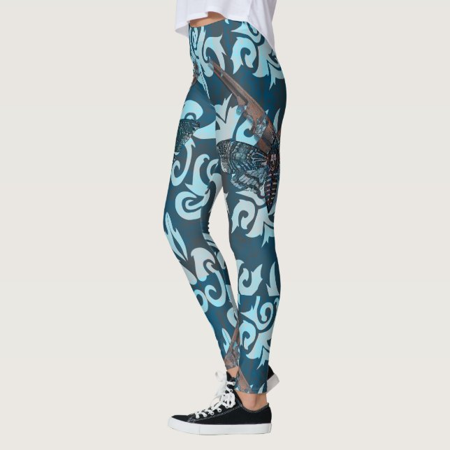Abstract Moth Leggings (Izquierda)