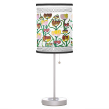 Abstract Multi-Color Tulips