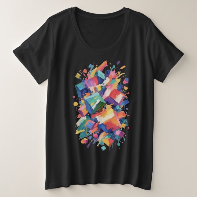 Abstract Paint Collision (Anverso del diseño)