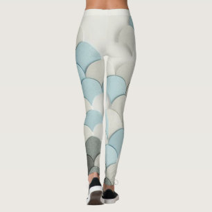 Abstract Pedales Leggings