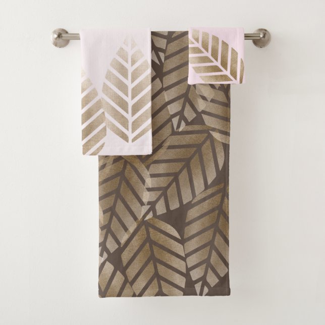 Abstract Pine Cones Of Copper And Platinum Pattern (In situ)