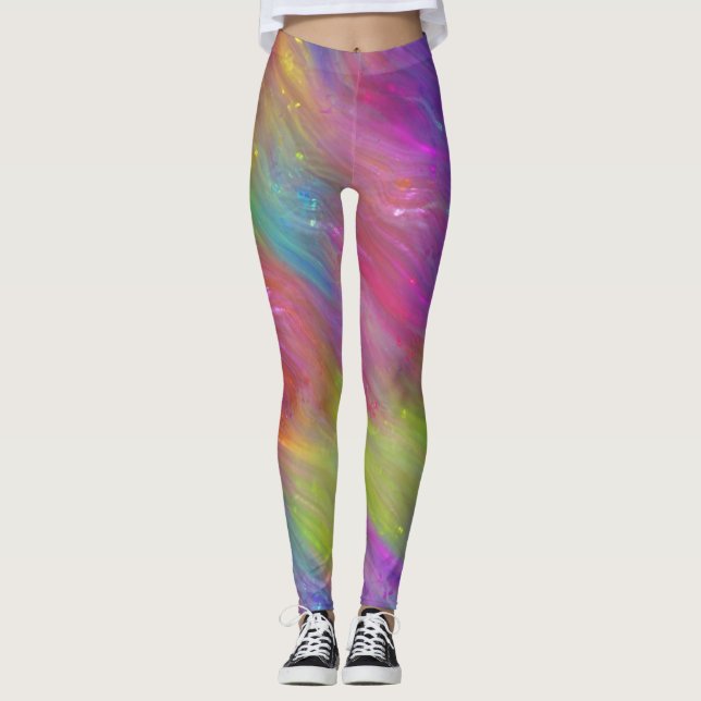 Abstract Rainbow Leggings (Anverso)