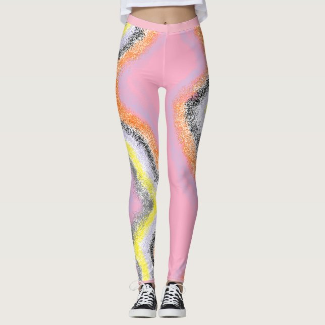 Abstract River Funky Leggings (Anverso)