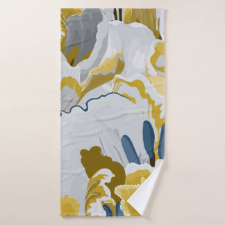 Abstract seamless pattern. Light grey,  yellow,  g